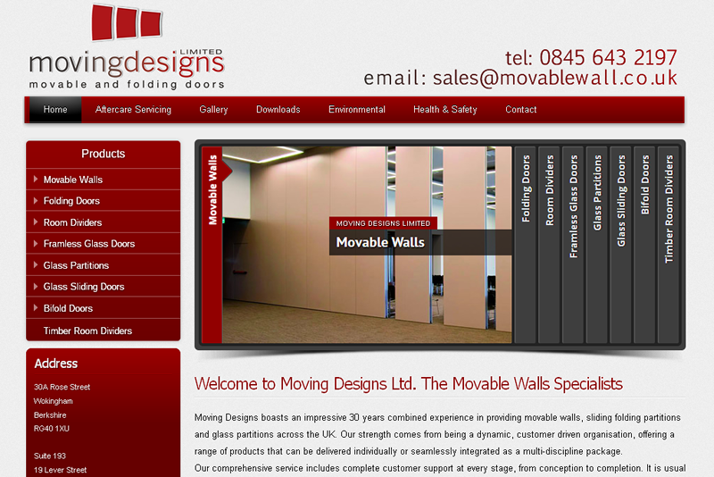 Moving Designs Website Designed by PHD Website Design