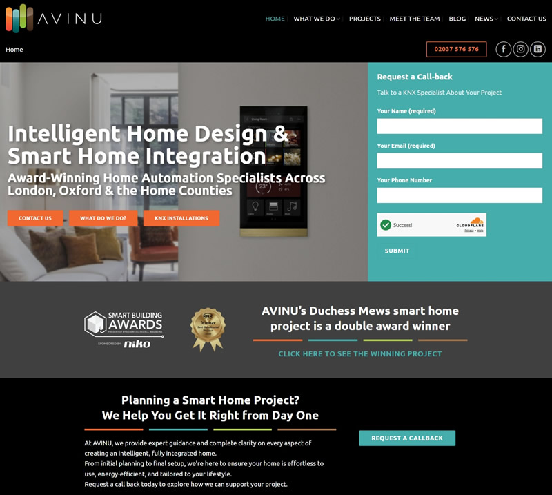 AVINU Website - PHD Website Design